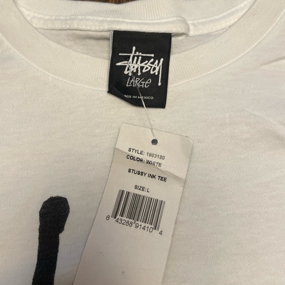 ‼️SOLD‼️New with tags, Stussy Ink Tee Size L. - Picture 2 of 2